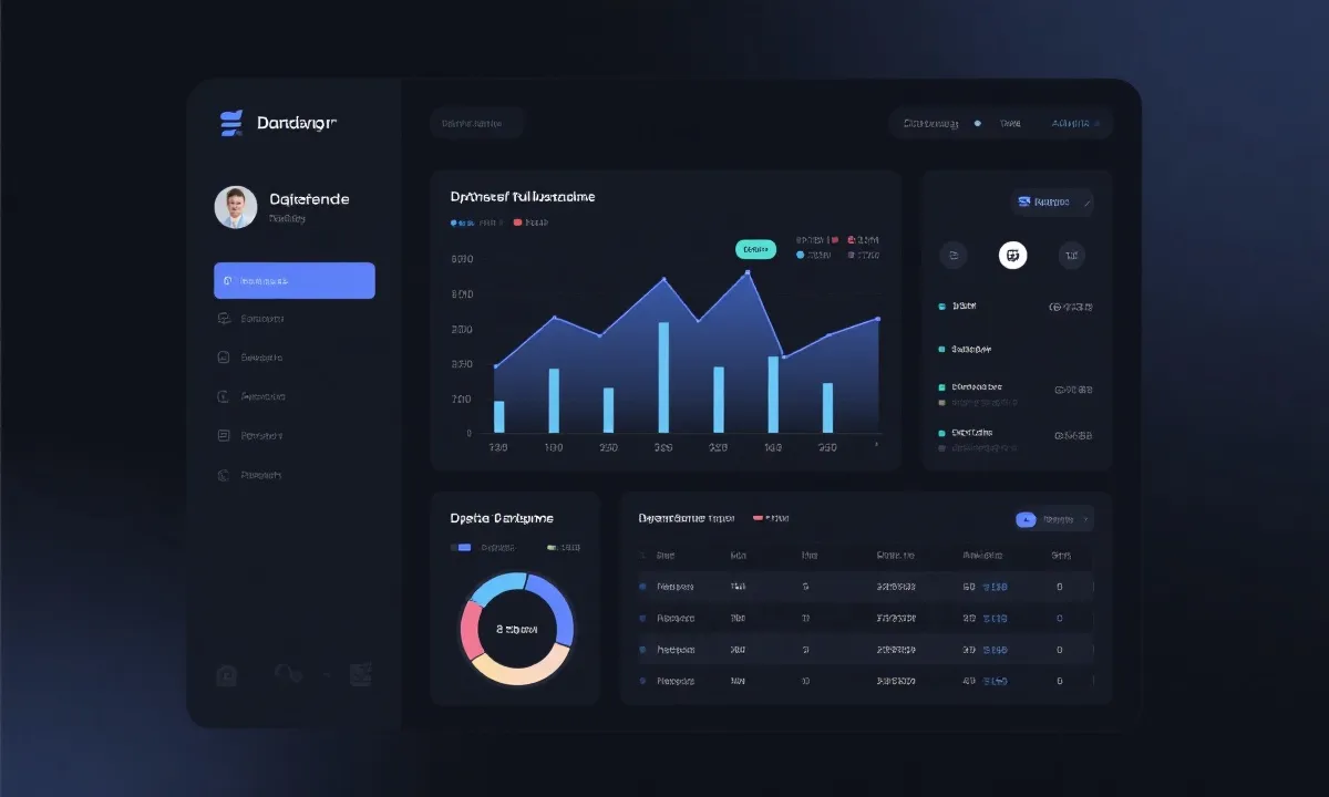 数据看板示意图